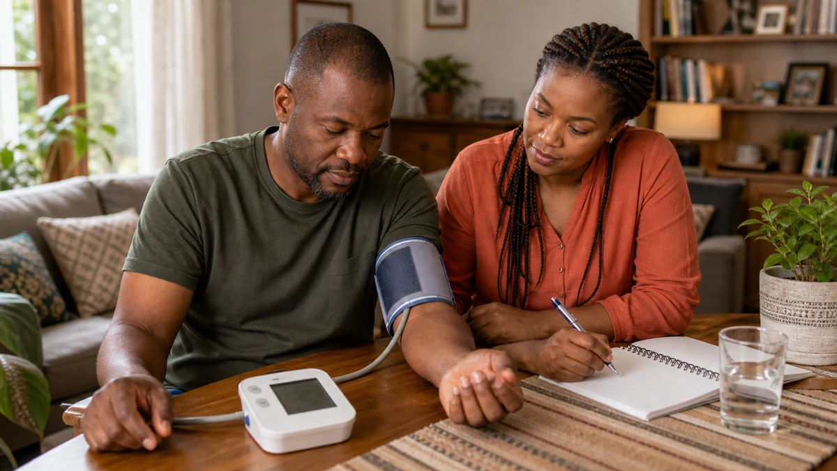 A home blood pressure log can make clinic visits clearer