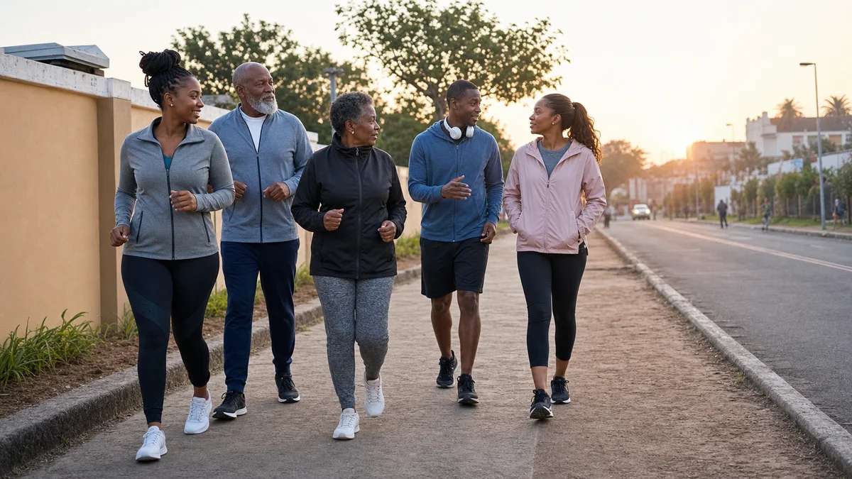 A realistic walking plan can fit a busy family week